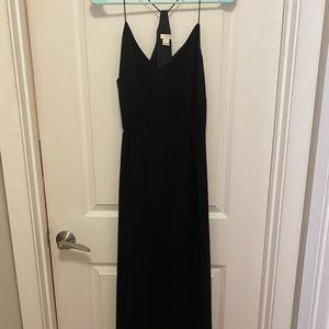 Black J.Crew Maxi Dress NWT